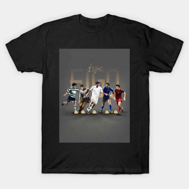 LUIS FIGO / LA LEGGENDA T-Shirt by Jey13